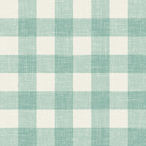 Bebe Gingham Minty Meadow by Seabrook Wallpaper
