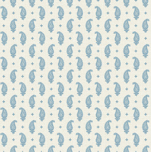Maia Paisley Bleu Bisque by Seabrook Wallpaper