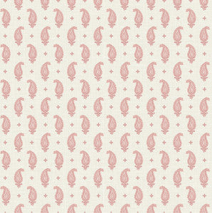 Maia Paisley Rustic Rouge by Seabrook Wallpaper