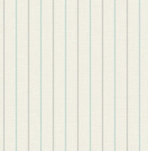Andree Stripe Summer Sky & French Blue by Seabrook Wallpaper