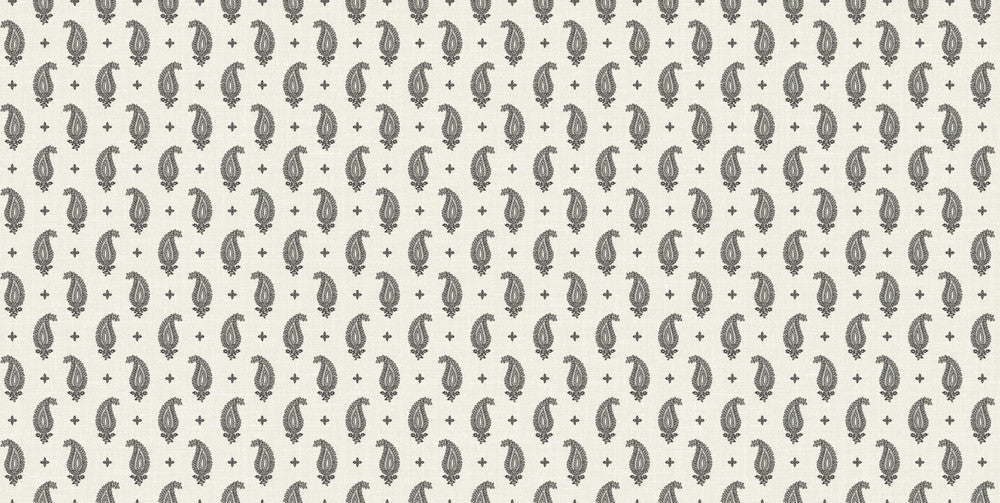Maia Linen Fabric Poppy Seed by Seabrook Wallpaper French Country United States 13.5 4.5" 3" - Fabric Carolina -