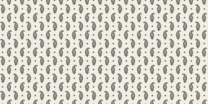 Maia Linen Fabric Poppy Seed by Seabrook Wallpaper French Country United States 13.5 4.5" 3" - Fabric Carolina -