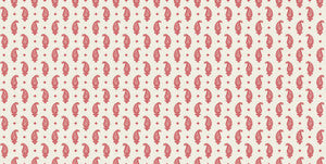 Maia Linen Fabric Rustic Rouge by Seabrook Wallpaper