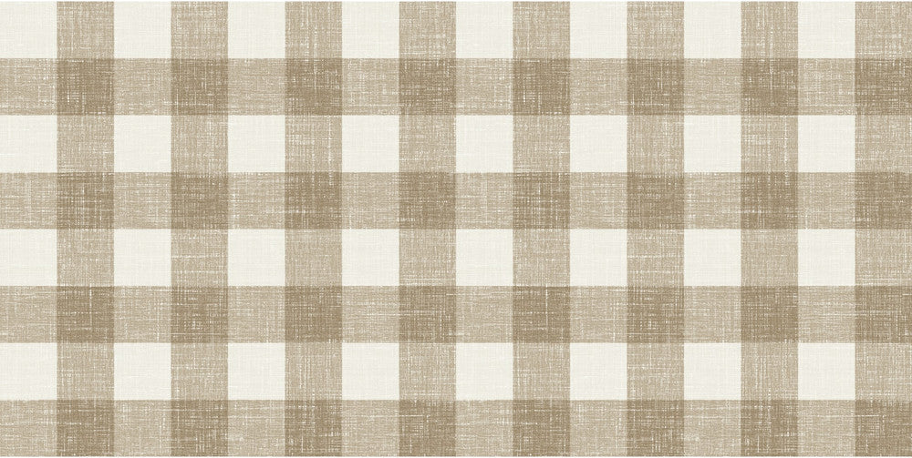 Bebe Linen Fabric Driftwood by Seabrook Wallpaper French Country United States 13.5 6.7" 3" - Fabric Carolina -