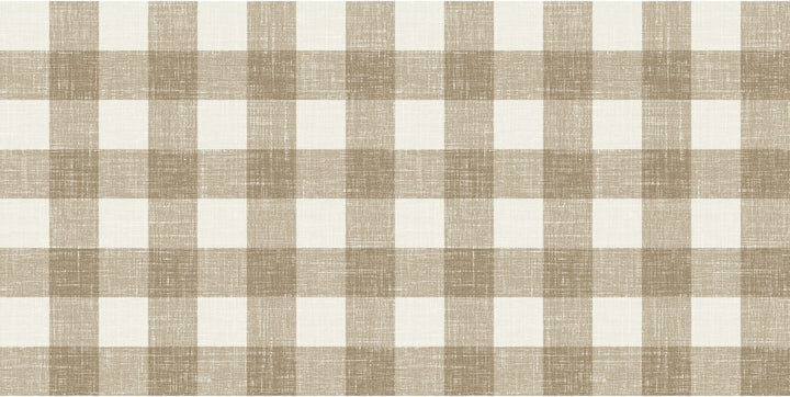 Bebe Linen Fabric Driftwood by Seabrook Wallpaper French Country United States 13.5 6.7" 3" - Fabric Carolina -