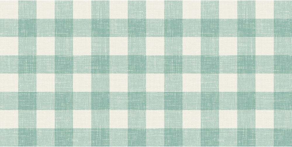 Bebe Linen Fabric Minty Meadow by Seabrook Wallpaper French Country United States 13.5 6.7" 3" - Fabric Carolina -