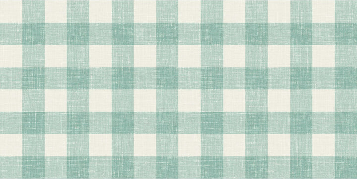 Bebe Linen Fabric Minty Meadow by Seabrook Wallpaper French Country United States 13.5 6.7" 3" - Fabric Carolina -