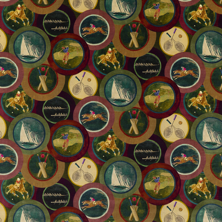Sporting Life Velvet Plum by Mulberry Fabric MULBERRY LONG WEEKEND COTTON - 83%;POLYESTER - 17% United Kingdom Horizontal: 17.5724 and Vertical: 16.548 52.796 - Fabric Carolina -