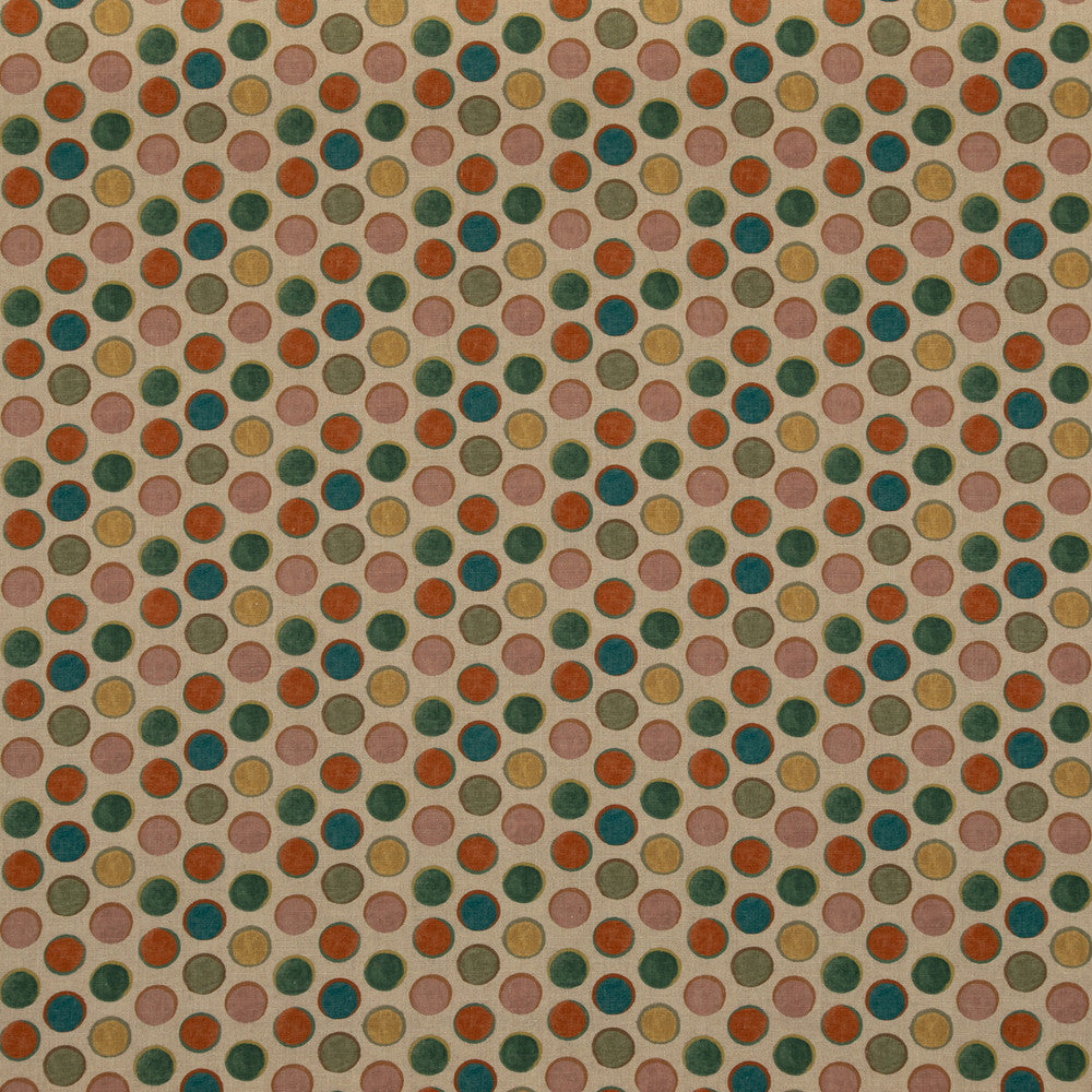 Croquet Spice by Mulberry Designer Fabric MULBERRY LONG WEEKEND VISCOSE - 67%;LINEN - 33% United Kingdom Horizontal: 10.835 and Vertical: 6.698 54.766 - Swanky Fabrics -