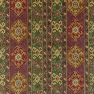 Nomad Velvet Plum/Green by Mulberry Fabric