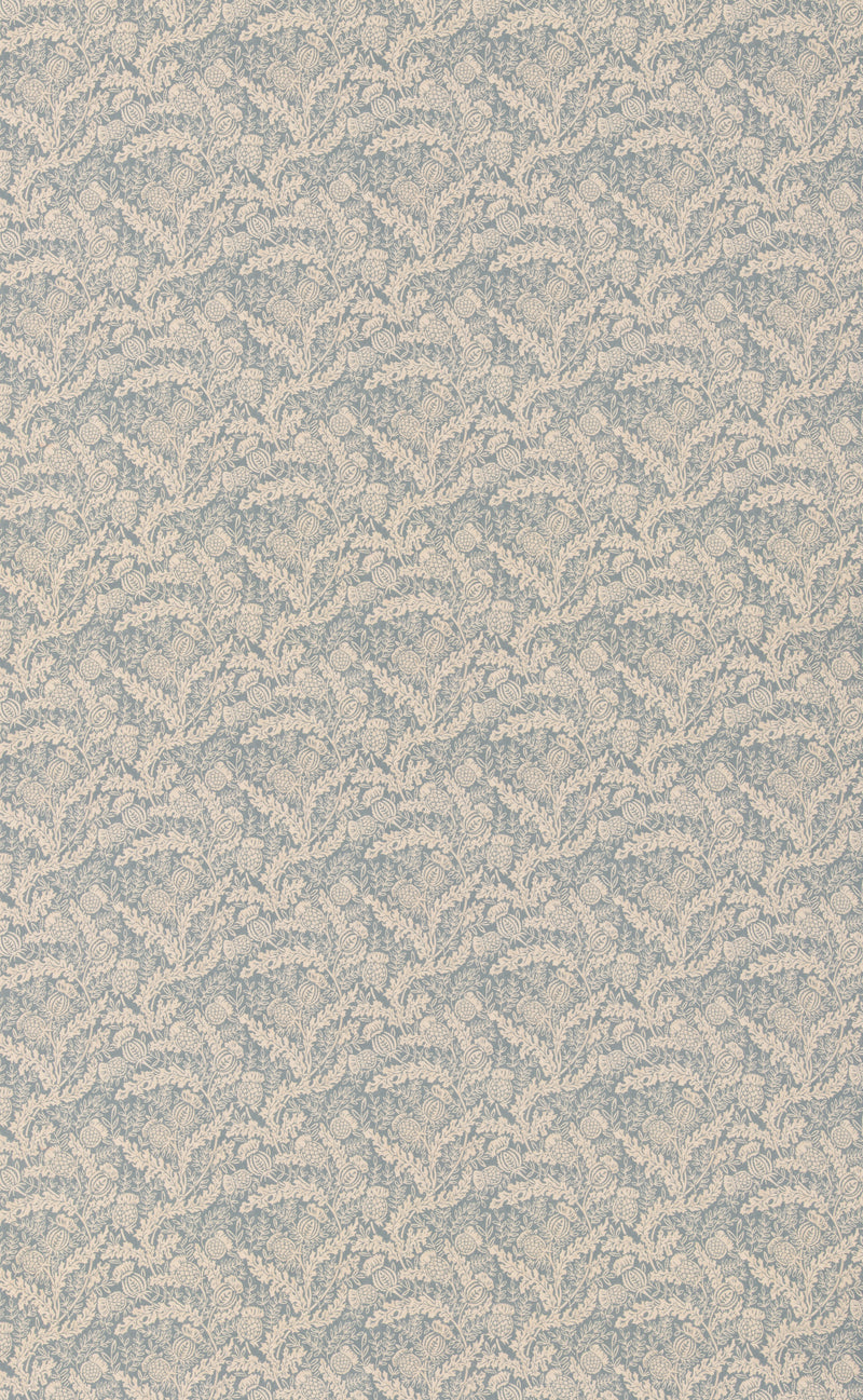 Moorland - Blue By Mulberry Fabric