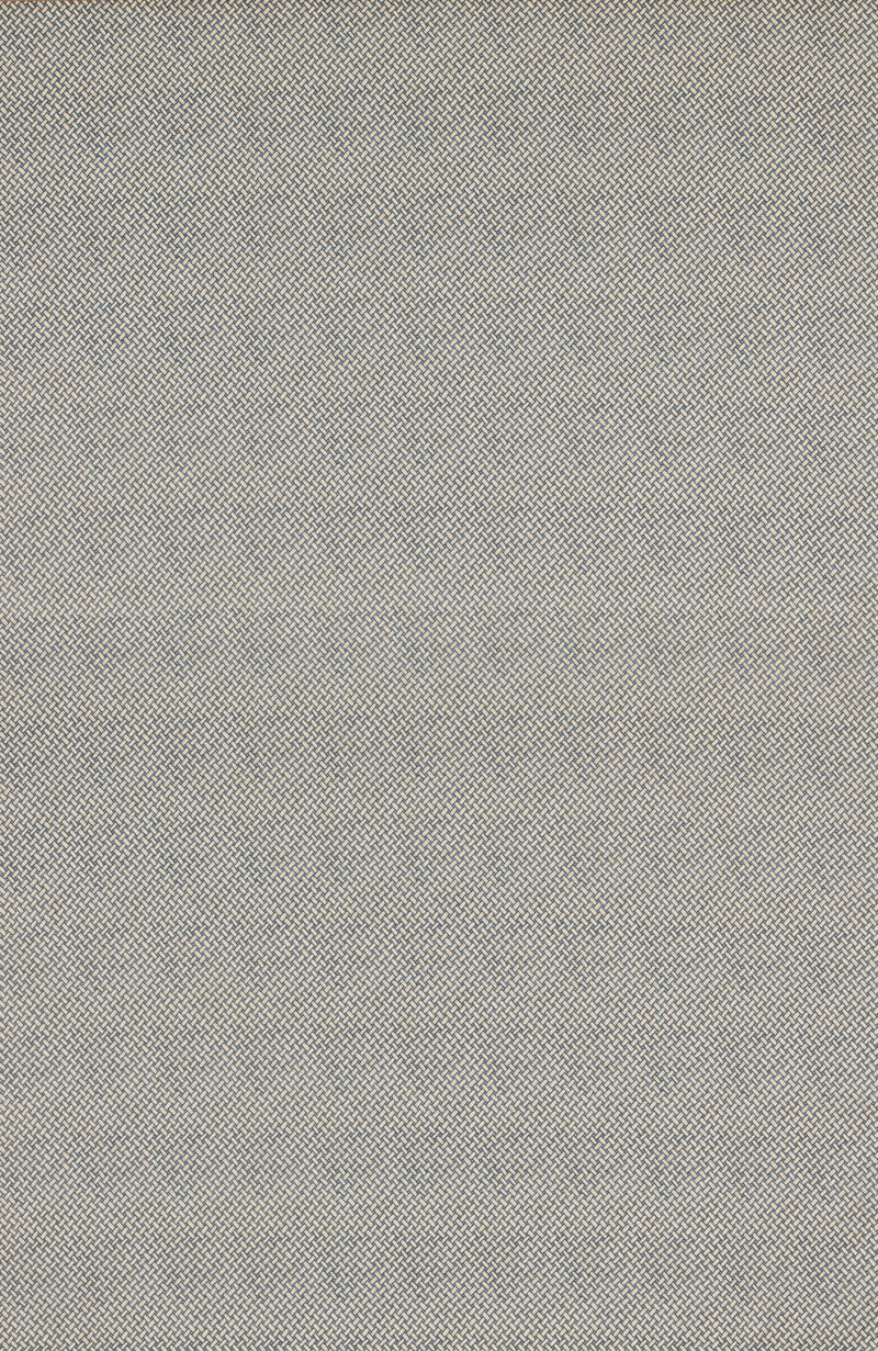 Basketweave - Blue By Mulberry Fabric