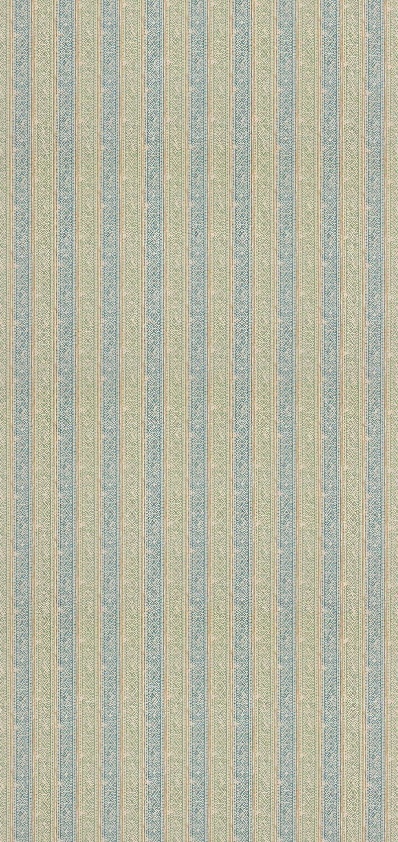 Ladbroke Stripe - Teal/Green By Mulberry Fabric