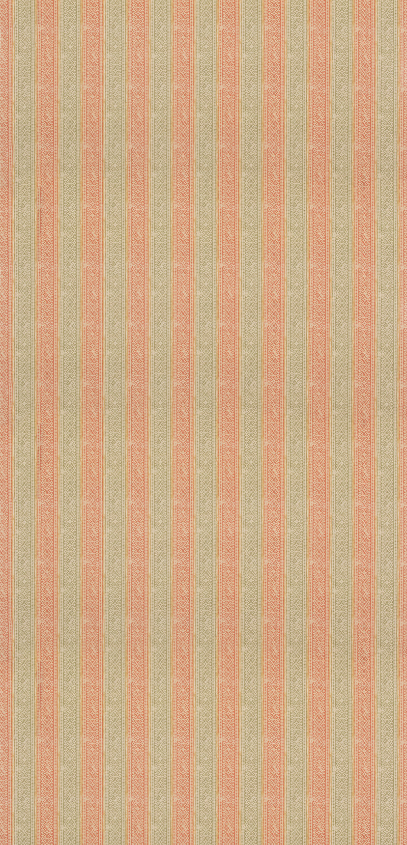 Ladbroke Stripe - Red/Green By Mulberry Fabric
