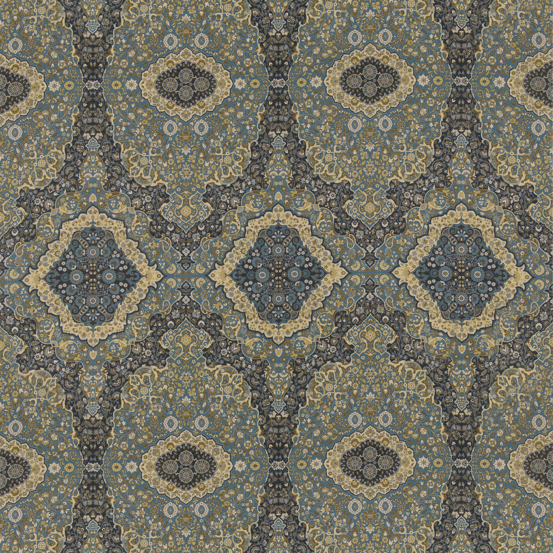 Woodland Paisley - Indigo By Mulberry Fabric