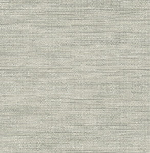 Island Grey Faux Grasscloth Wallpaper by Brewster
