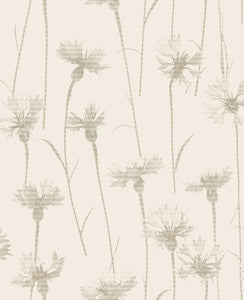 Dalia Beige Cornflower Wallpaper by Fine Decor