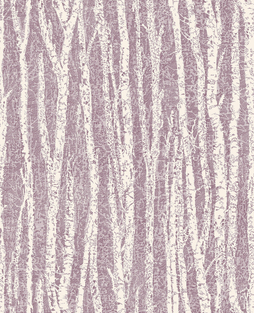 Purple Birch Tree Wallpaper by Fine Decor Medley Covers about 56.4 square feet Great Britain Unpasted 25.2-in repeat, drop match 20.5-in by 33-ft long roll - Fabric Carolina -