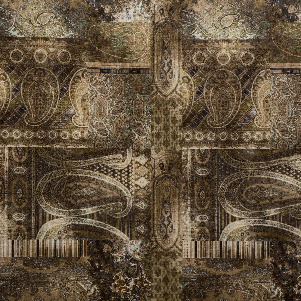 Lomond Velvet Sage by Mulberry Fabric BOHEMIAN ROMANCE VISCOSE - 55%;COTTON - 45% Italy HEAVY Horizontal: 26.989 and Vertical: 44.128 53.978 - Fabric Carolina -