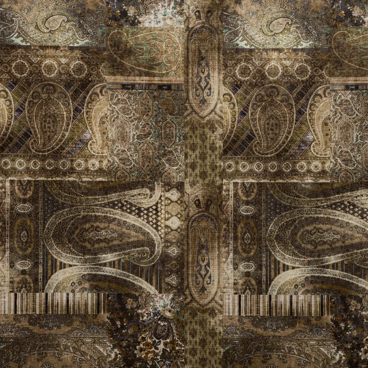 Lomond Velvet Sage by Mulberry Fabric BOHEMIAN ROMANCE VISCOSE - 55%;COTTON - 45% Italy HEAVY Horizontal: 26.989 and Vertical: 44.128 53.978 - Fabric Carolina -