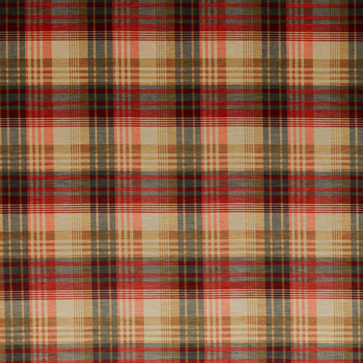 Velvet Ancient Tartan Spice by Mulberry Fabric BOHEMIAN WEAVES VISCOSE - 60%;COTTON - 30%;POLYESTER - 10% Italy HEAVY Horizontal: 8.274 and Vertical: 8.274 50.826 - Fabric Carolina -
