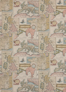 Bohemian Travels Linen Multi by Mulberry Fabric