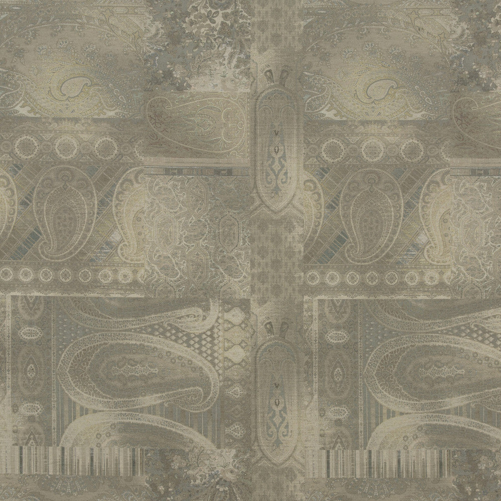 Lomond Linen Warm Grey by Mulberry Fabric FESTIVAL COTTON - 46%;VISCOSE - 36%;LINEN - 18% Italy Horizontal: 27.974 and Vertical: 46.098 55.948 - Fabric Carolina -