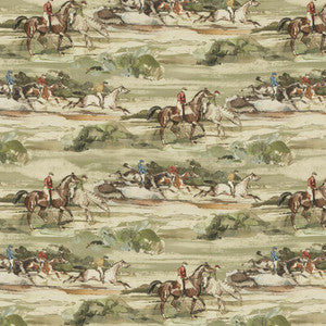 Morning Gallop Linen Antique by Mulberry Fabric