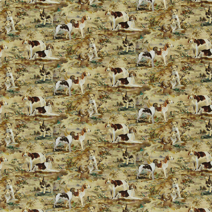 Mulberry Hounds Velvet Multi by Mulberry Fabric Mulberry Fabric Mulberry Hounds Velvet MultiFabric FESTIVAL COTTON - 88%;POLYESTER - 12% Austria </p><p>Repeat: H: 35.854, V: 12.214 53.584 - Fabric Carolina -