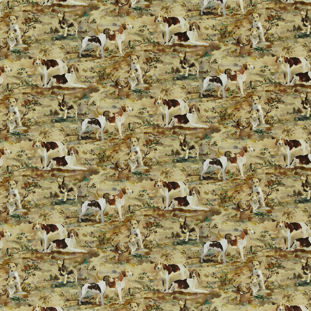 Mulberry Hounds Velvet Multi by Mulberry Fabric Mulberry Fabric Mulberry Hounds Velvet MultiFabric FESTIVAL COTTON - 88%;POLYESTER - 12% Austria </p><p>Repeat: H: 35.854, V: 12.214 53.584 - Fabric Carolina -