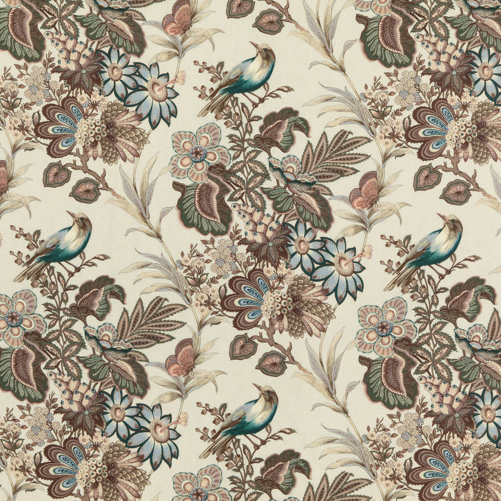 Artist Garden Sage by Mulberry Fabric MODERN COUNTRY II LINEN - 100% Austria Horizontal: 29.156 and Vertical: 27.186 58.312 - Fabric Carolina -