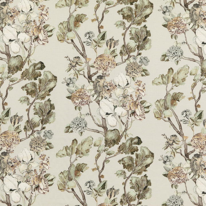 Wild Side Sage by Mulberry Designer Fabric MODERN COUNTRY II LINEN - 100% Austria Horizontal: 18.912 and Vertical: 29.55 56.736 - Swanky Fabrics -