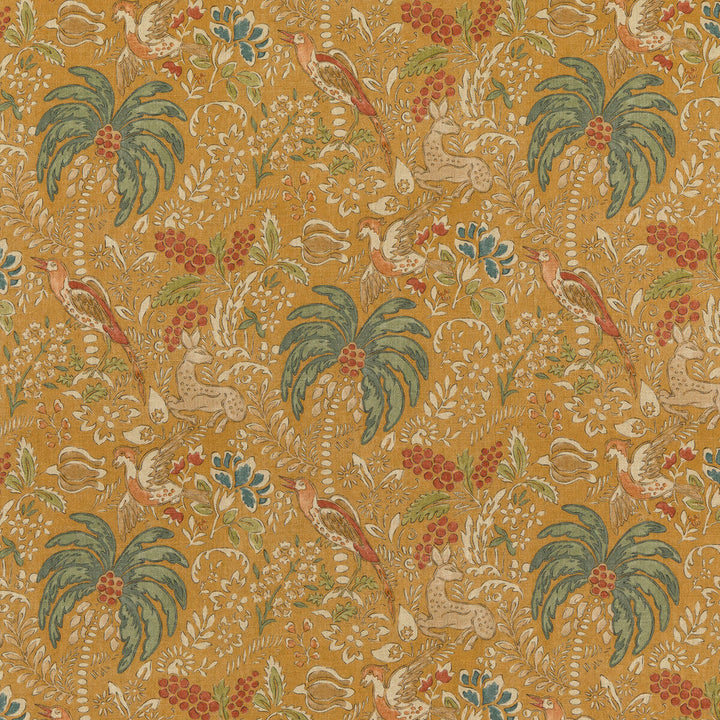 Fantasia Spice by Mulberry Fabric Mulberry Fabric Fantasia SpiceFabric MODERN COUNTRY I VISCOSE - 67%;LINEN - 33% United Kingdom </p><p>Repeat: H: 27.383, V: 24.822 54.766 - Fabric Carolina -