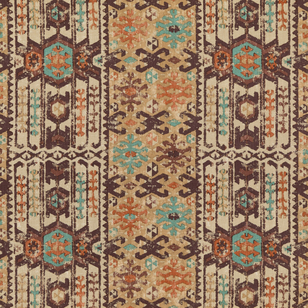 Kilver Red/Plum by Mulberry Fabric MODERN COUNTRY I COTTON - 100% India HEAVY Horizontal: 26.792 and Vertical: 26.792 53.584 - Fabric Carolina -