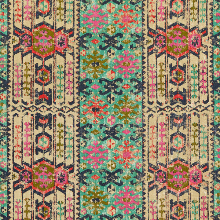 Kilver Multi by Mulberry Designer Fabric MODERN COUNTRY I COTTON - 100% India HEAVY Horizontal: 26.792 and Vertical: 26.792 53.584 - Swanky Fabrics -
