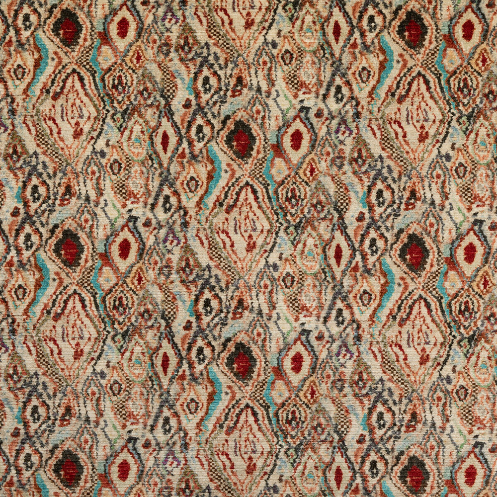 Paint Box Teal/Spice by Mulberry Fabric MODERN COUNTRY VELVETS COTTON - 50%;VISCOSE - 50% Italy HEAVY Horizontal: 28.368 and Vertical: 17.73 56.736 - Fabric Carolina -