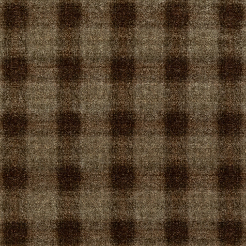 Highland Check Woodsmoke by Mulberry Fabric MODERN COUNTRY VELVETS VISCOSE - 55%;COTTON - 45% Italy HEAVY Horizontal: 6.895 and Vertical: 7.092 55.16 - Fabric Carolina -