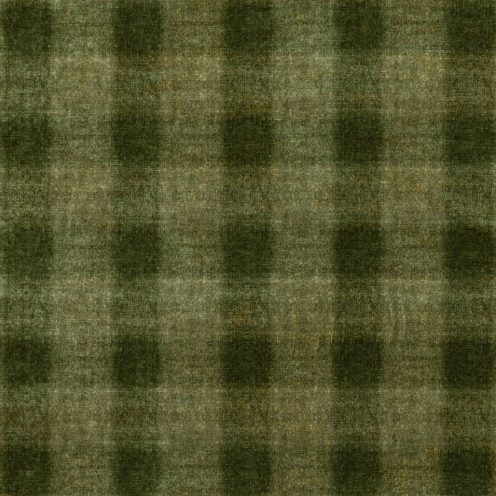 Highland Check Emerald by Mulberry Fabric MODERN COUNTRY VELVETS VISCOSE - 55%;COTTON - 45% Italy HEAVY Horizontal: 6.895 and Vertical: 7.092 55.16 - Fabric Carolina -