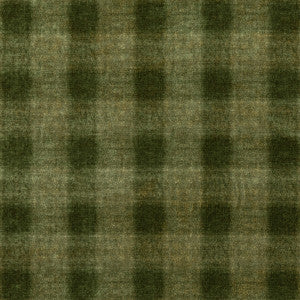 Highland Check Emerald by Mulberry Fabric