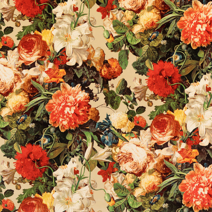 Floral Pompadour Velvet Spice by Mulberry Fabric Mulberry Fabric Floral Pompadour Velvet SpiceFabric MODERN COUNTRY VELVETS COTTON - 88%;POLYESTER - 12% Austria </p><p>Repeat: H: 52.796, V: 33.096 52.796 - Fabric Carolina -