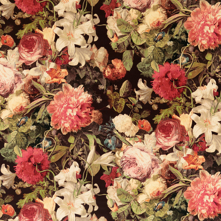 Floral Pompadour Velvet Red/Plum by Mulberry Fabric Mulberry Fabric Floral Pompadour Velvet Red/PlumFabric MODERN COUNTRY VELVETS COTTON - 88%;POLYESTER - 12% Austria </p><p>Repeat: H: 52.796, V: 33.096 52.796 - Fabric Carolina -
