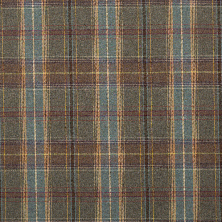 Shetland Plaid Heather by Mulberry Fabric BOHEMIAN ROMANCE WOOL - 100% United Kingdom LIGHT Horizontal: 11.623 and Vertical: 13.79 59.1 - Fabric Carolina -