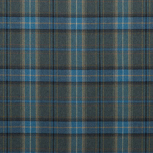 Shetland Plaid Blue by Mulberry Fabric