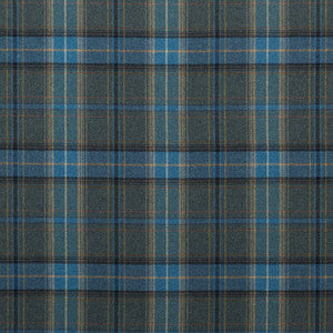 Shetland Plaid Blue by Mulberry Fabric