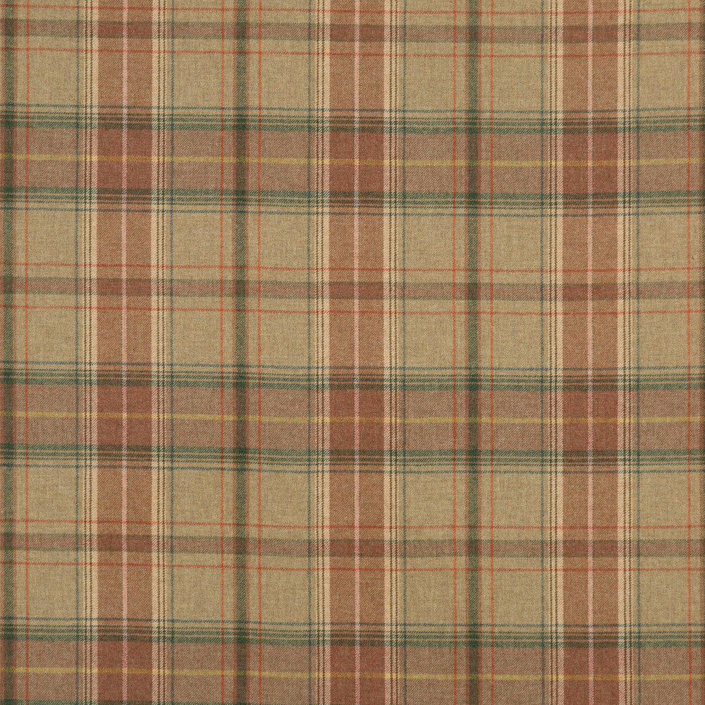 Shetland Plaid Quartz by Mulberry Fabric BOHEMIAN ROMANCE WOOL - 100% United Kingdom LIGHT Horizontal: - and Vertical: 13.79 59.1 - Fabric Carolina -