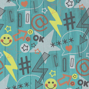 Troy Yellow Graffiti Wallpaper by Fine Decor