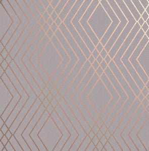 Shard Grey Trellis Wallpaper by Fine Decor