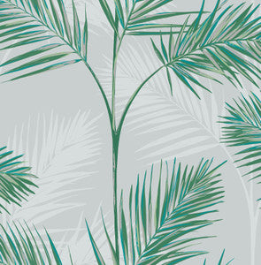 South Beach Stone Fronds Wallpaper by Fine Decor