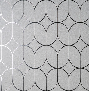Raye Silver Rosco Trellis Wallpaper by Fine Decor