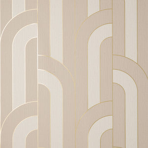 Ezra Blush Arch Wallpaper by Fine Decor